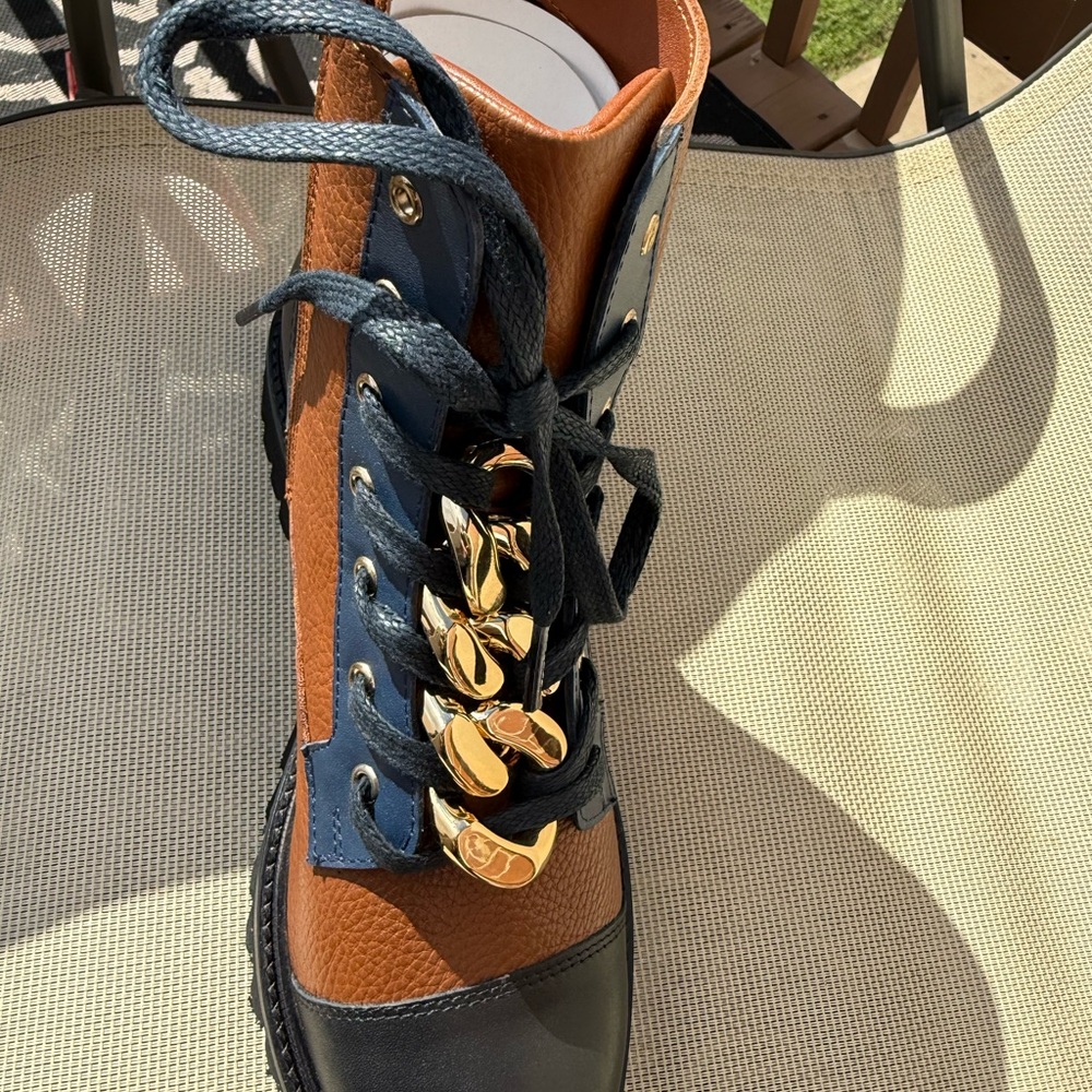 Stylish Black and Brown Ankle Boots